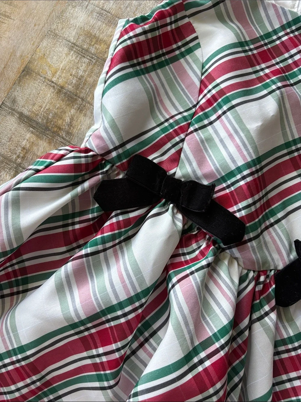 Cat & Jack Girls' Plaid Holiday Dress M(8)